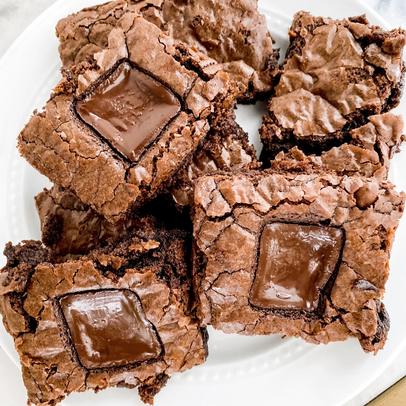 DOUBLE CHOCOLATE BROWNIES