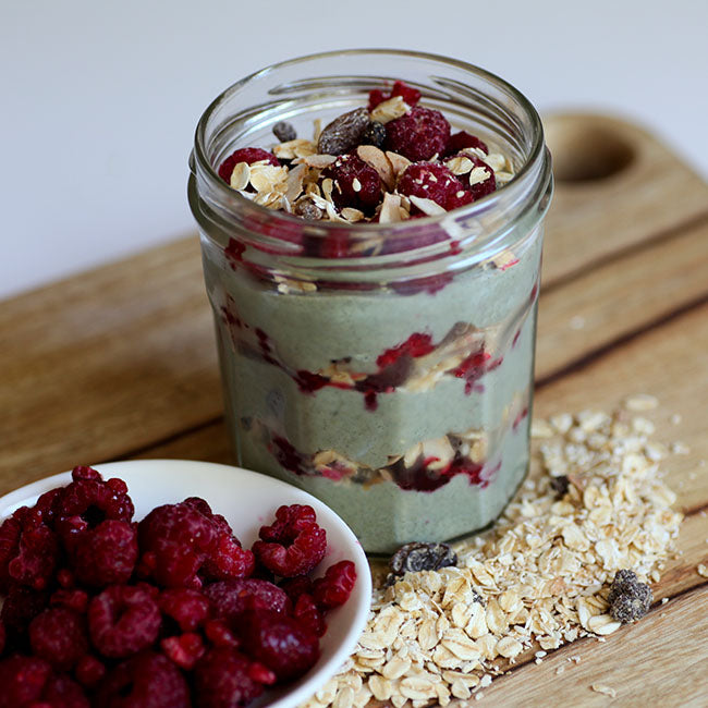 Green Yoghurt and Raspberry Parfait – Nuzest AE