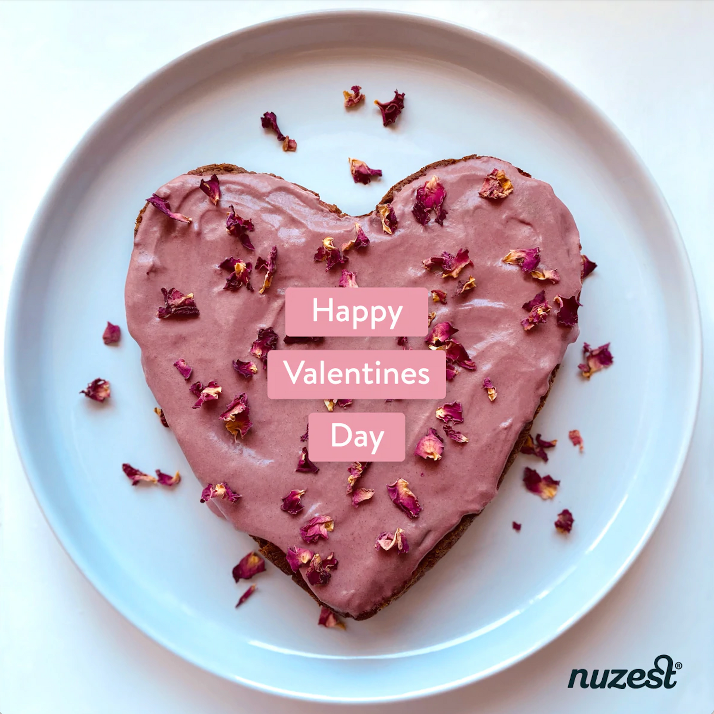 VALENTINE'S DAY CHOCOLATE CAKE