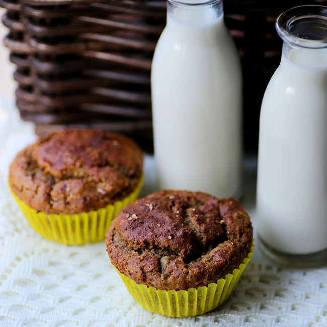 Banana Almond Muffins