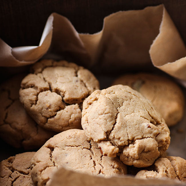 Peanut Butter and Tahini Cookies