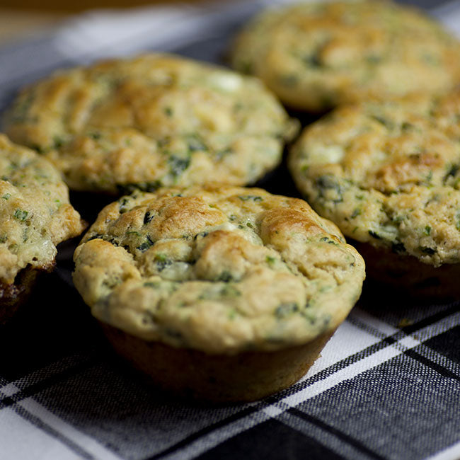 Spinach & Feta Protein Muffins