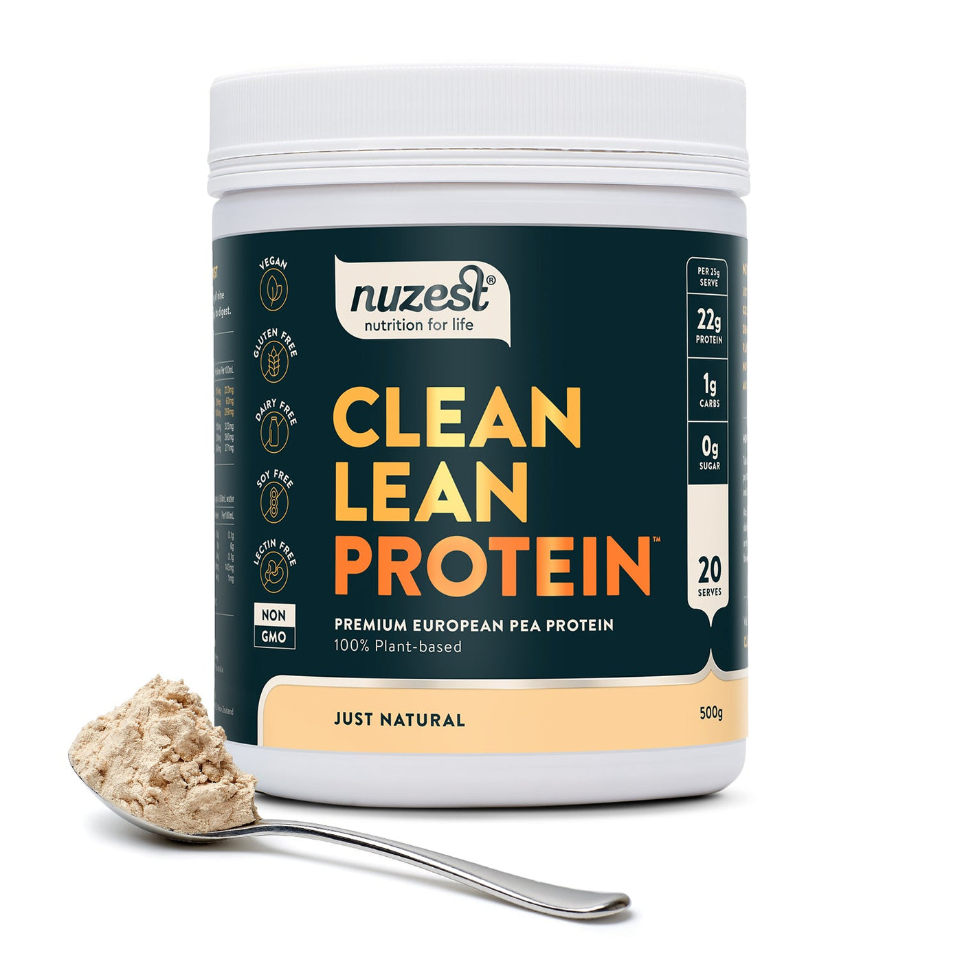 Nuzest Clean Lean Protein Bars, Vanilla & Almond (Box of 12 Bars)