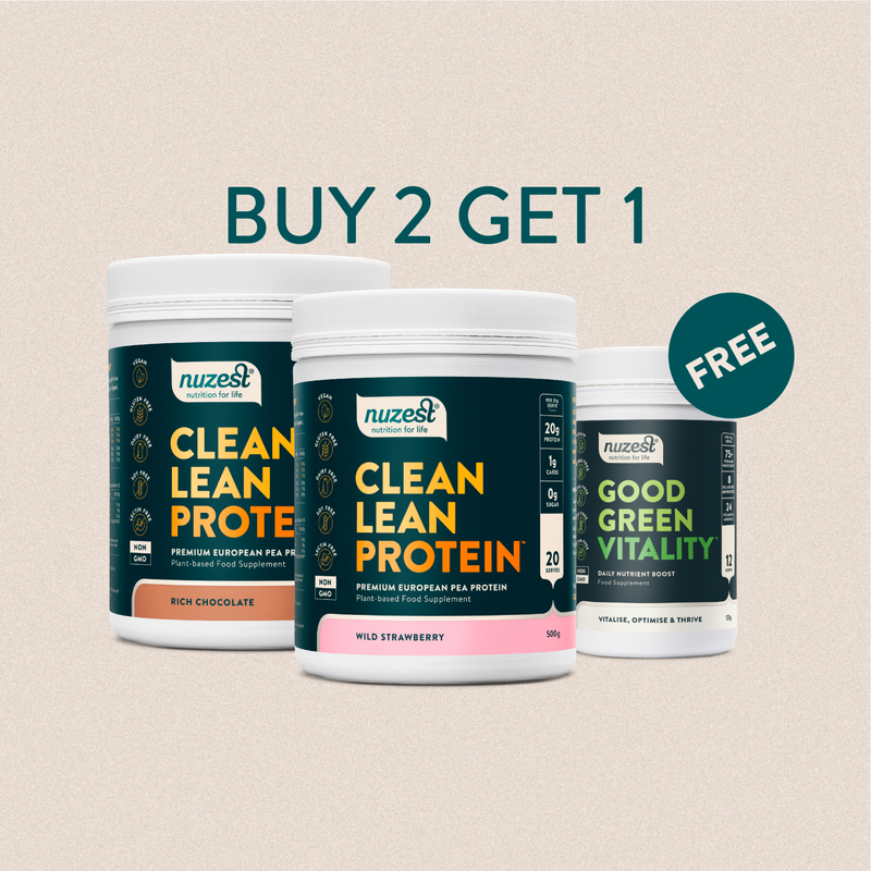 Buy 2 Clean Lean Protein 500g Get 1 free Good Green Vitality 120g